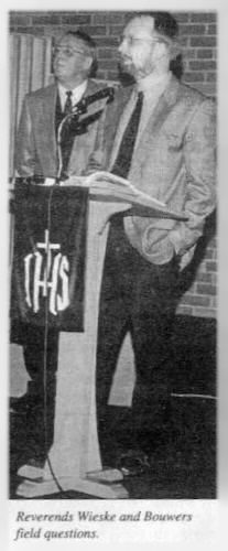 Reverends Wieske and Browers field questions